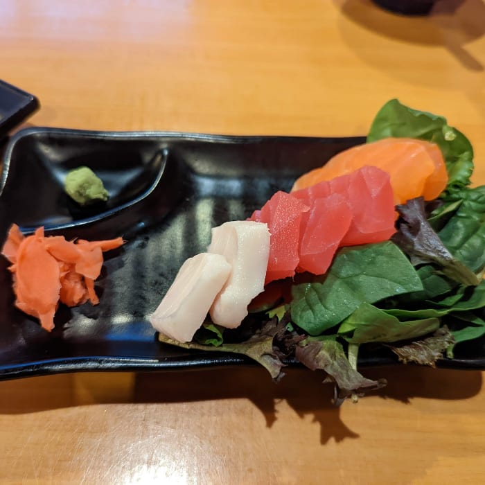 Sashimi Appetizer.